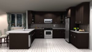How to design kitchen cabinet layout